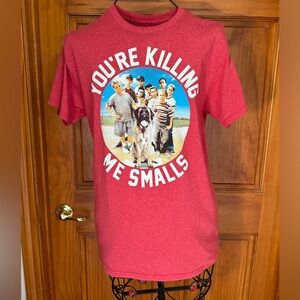 The Sandlot You're Killing Me Smalls T-Shirt, Pale Red, Medium